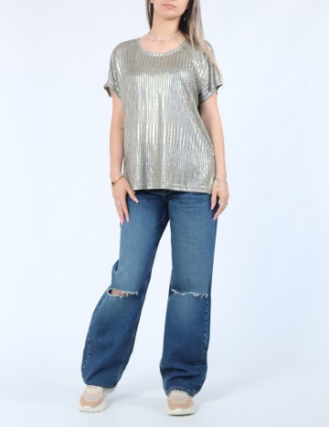 
						Bluza Only, gri/verde