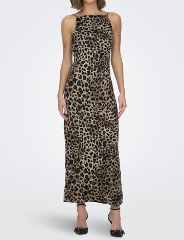 
						Rochie lunga Only, animal print