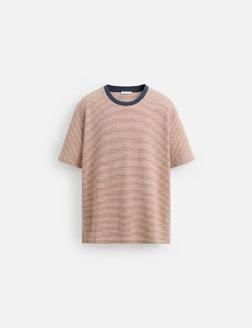 Tricou Zara, caramiziu