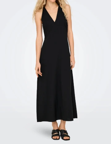 Rochie lunga Only, negru