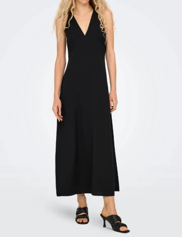 Rochie lunga Only, negru