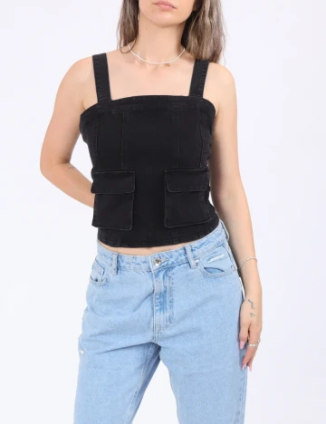 Top Jack&Jones, negru Negru