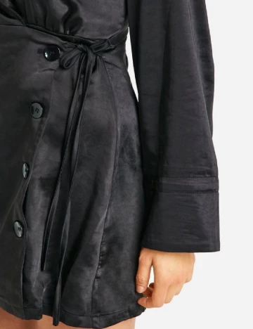 Rochie scurta Boohoo, negru Negru