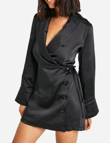 Rochie scurta Boohoo, negru Negru