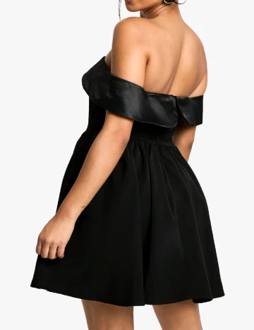 Rochie scurta Boohoo, negru Negru