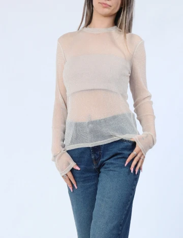 Bluza Noisy May, crem