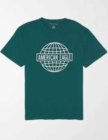 Tricou American Eagle, verde