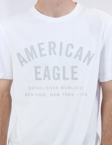 Tricou American Eagle, alb