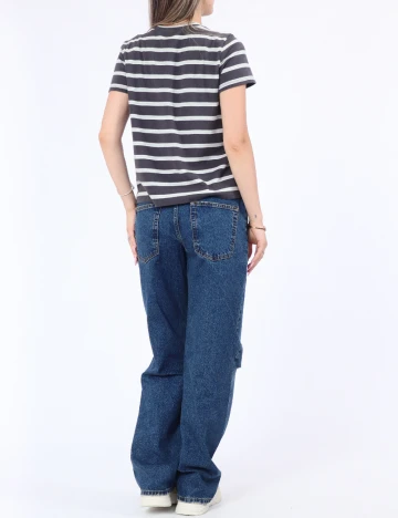 Tricou American Eagle, gri/verde Gri