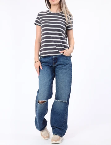 Tricou American Eagle, gri/verde Gri