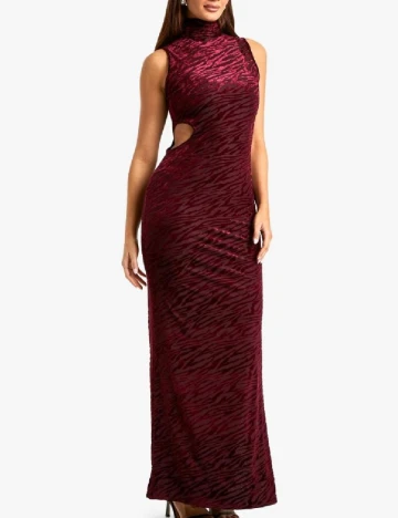 Rochie lunga Boohoo, visiniu