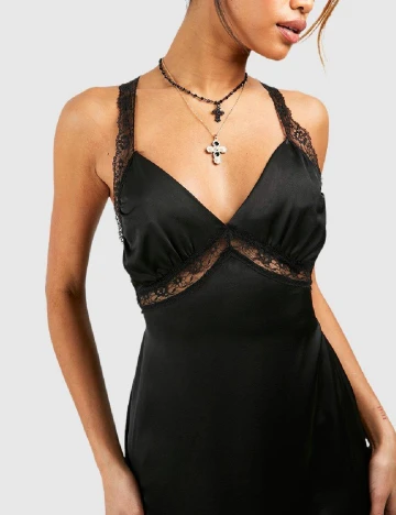 Rochie lunga Boohoo, negru Negru