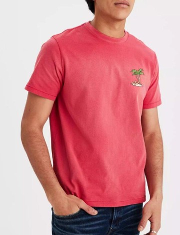 
						Tricou American Eagle, rosu