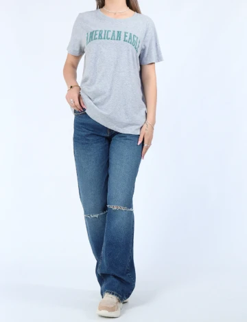 Tricou American Eagle, gri