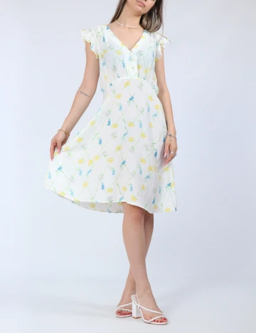 Rochie scurta Vero Moda, alb