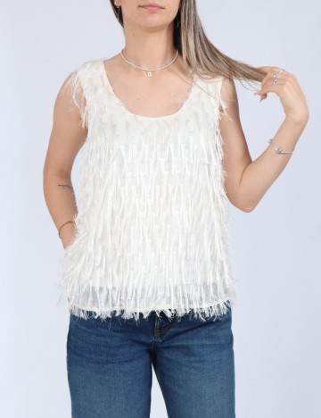 
						Maiou Vero Moda, alb