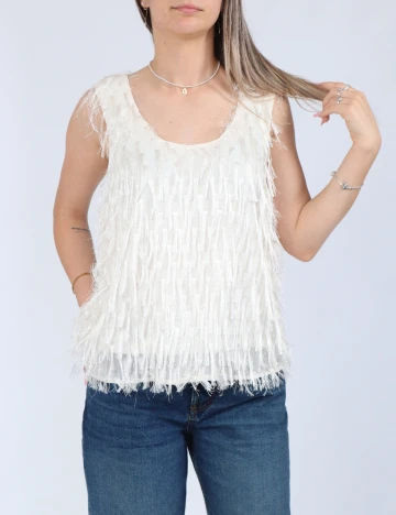 Maiou Vero Moda, alb