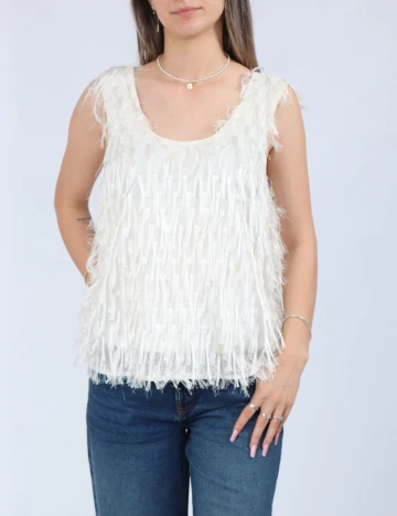 Maiou Vero Moda, alb
