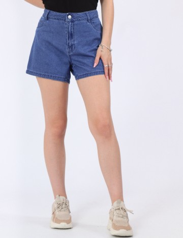 Pantaloni scurti Jacqueline de Yong, albastru