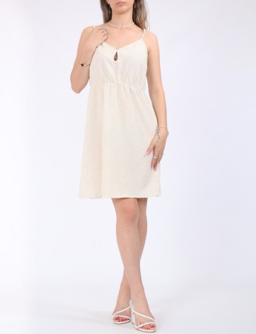 Rochie scurta Vero Moda, bej