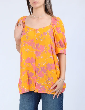 Bluza Vero Moda, portocaliu Portocaliu