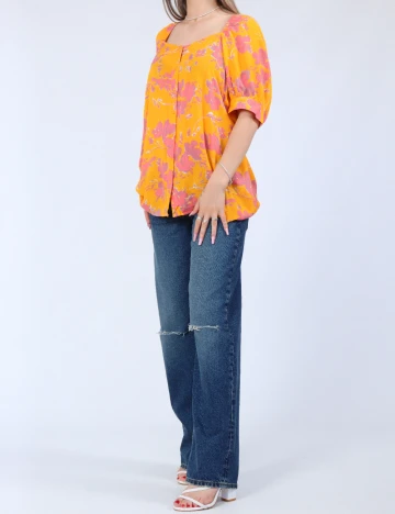 Bluza Vero Moda, portocaliu Portocaliu
