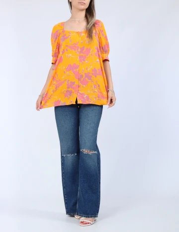 Bluza Vero Moda, portocaliu Portocaliu