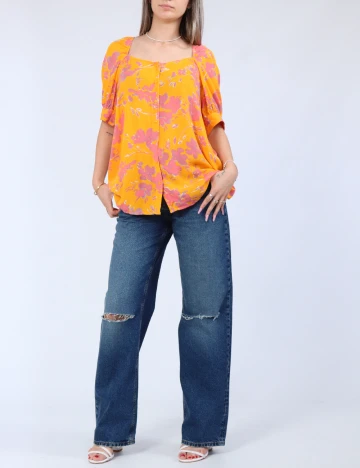Bluza Vero Moda, portocaliu Portocaliu