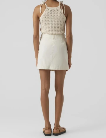 Fusta Vero Moda, crem