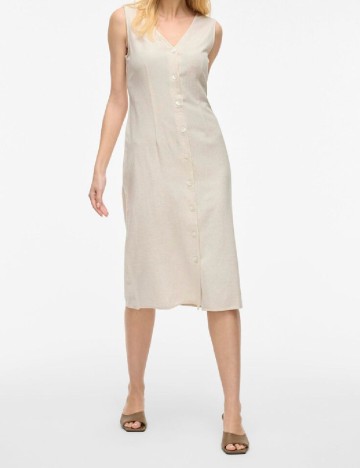 Rochie medie Vila, bej