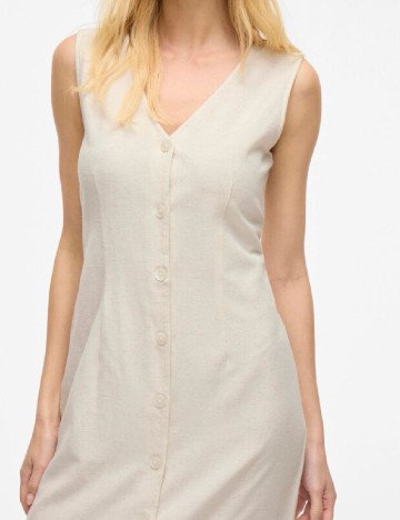 Rochie medie Vila, bej