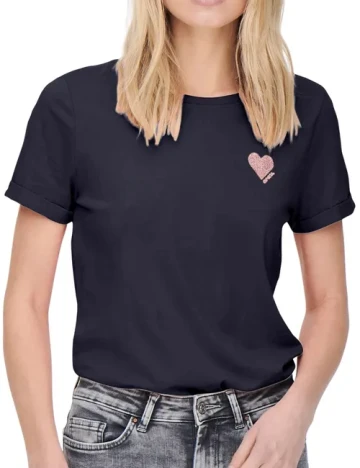 Tricou Only, bleumarin