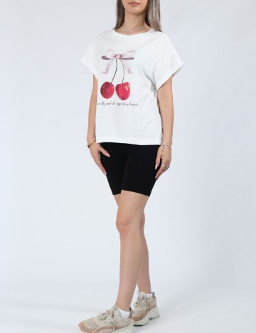 Tricou Noisy May, alb
