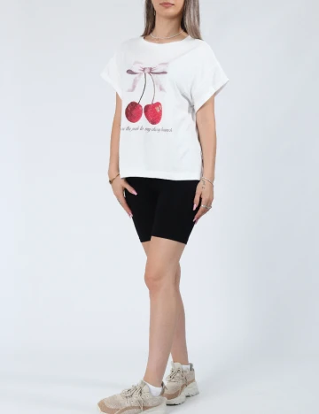 Tricou Noisy May, alb