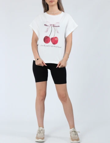 Tricou Noisy May, alb