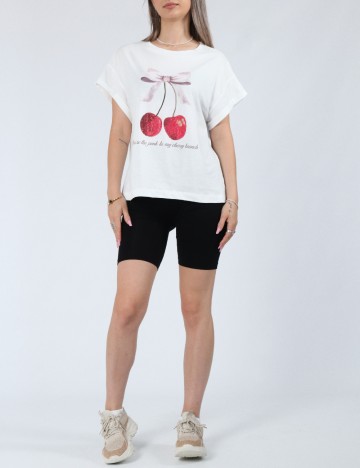 Tricou Noisy May, alb