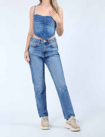 Top PRETTYLITTLETHING, albastru