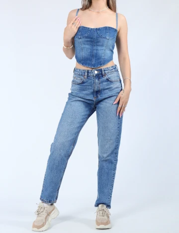 Top PRETTYLITTLETHING, albastru