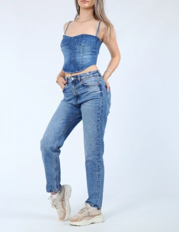 Top PRETTYLITTLETHING, albastru