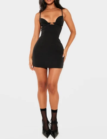 Rochie scurta PRETTYLITTLETHING, negru