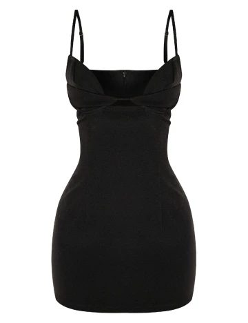 Rochie scurta PRETTYLITTLETHING, negru