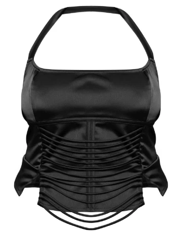 Top PRETTYLITTLETHING Plus Size, negru