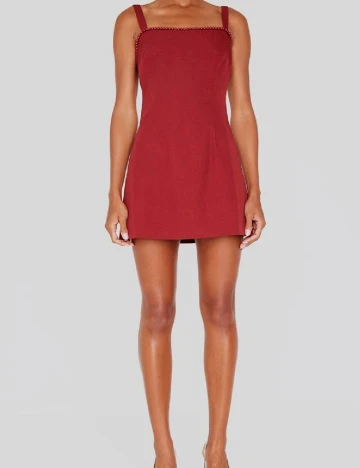 Rochie scurta PRETTYLITTLETHING, rosu Rosu