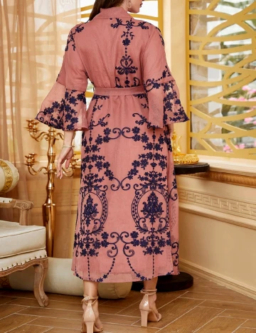 Rochie medie SHEIN, roz pudra