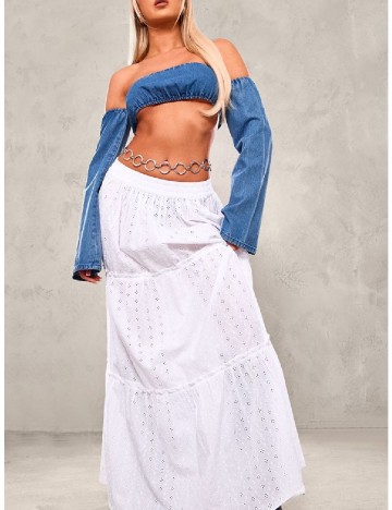 Top PRETTYLITTLETHING, albastru