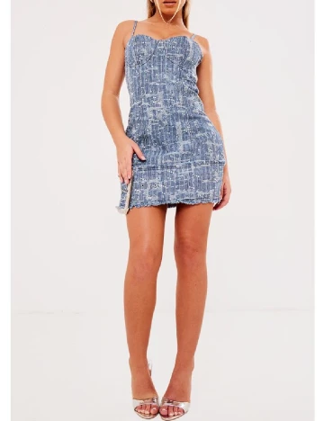 Rochie scurta PRETTYLITTLETHING, albastru Albastru