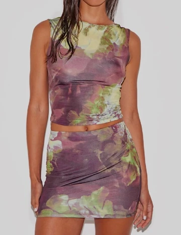 Top PRETTYLITTLETHING, mix culori Mix culori