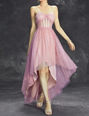 Rochie lunga SHEIN, roz Roz