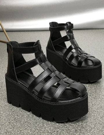 
						Sandale SHEIN, negru