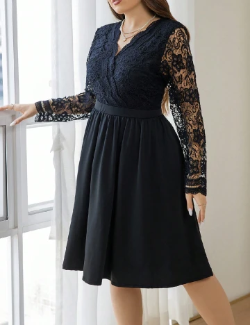 Rochie scurta SHEIN CURVE, negru Negru